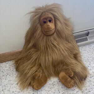 1988 Vintage Plush Creations Inc Long Hair Hairy Orangutan Monkey